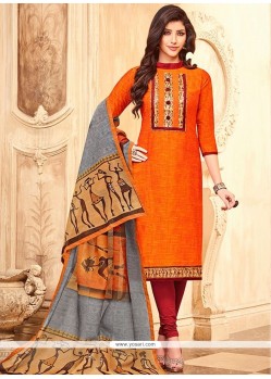 Art Silk Lace Work Churidar Designer Suit