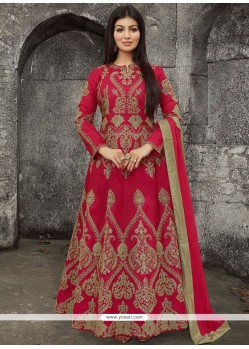 Ayesha Takia Magenta Floor Length Anarkali Suit