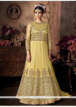 Net Floor Length Anarkali Suit