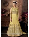 Net Floor Length Anarkali Suit