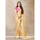 Embroidered Work Faux Georgette Classic Saree