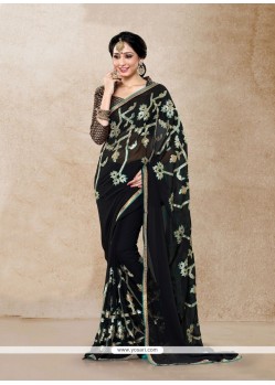 Embroidered Work Designer Saree