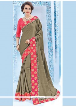 Grey Classic Designer Saree