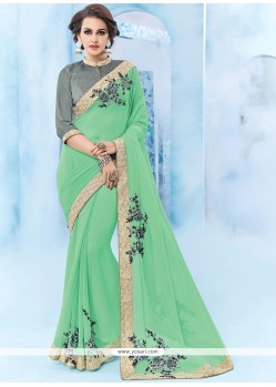 Sea Green Classic Designer Saree