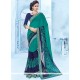 Patch Border Work Designer Saree