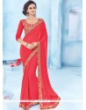 Faux Chiffon Classic Designer Saree