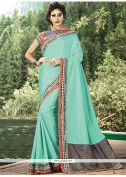 Blue Traditional Designer Saree