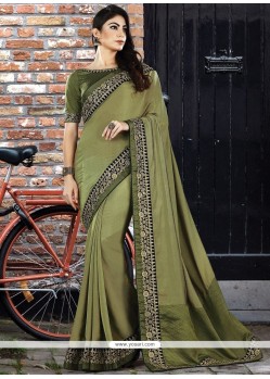 Green Traditional Designer Saree