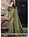 Green Traditional Designer Saree