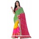 Lace Work Multi Colour Designer Saree