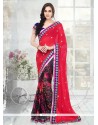 Multi Colour Half N Half Designer Saree