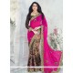 Brasso Multi Colour Half N Half Saree