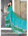 Faux Chiffon Multi Colour Casual Saree