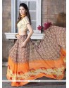 Print Work Multi Colour Casual Saree