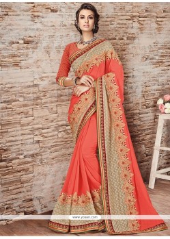 Faux Georgette Designer Saree