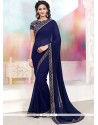 Patch Border Work Saree