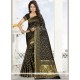 Weaving Art Silk Traditional Designer Saree In Black