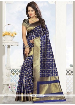 Art Silk Weaving Work Designer Traditional Saree