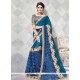 Net Embroidered Work Classic Designer Saree