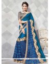 Net Embroidered Work Classic Designer Saree