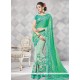 Patch Border Work Faux Georgette Classic Designer Saree