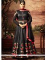 Art Silk Readymade Anarkali Suit