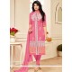 Pink Churidar Suit