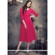 Plain Work Cotton Party Wear Kurti