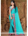 Blue Classic Saree