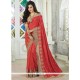 Red Art Silk Traditional Saree