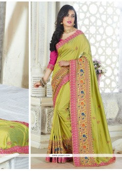 Designer Traditional Saree For Reception