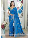 Art Silk Embroidered Work Traditional Saree