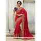 Patch Border Work Classic Designer Saree