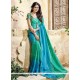 Faux Georgette Shaded Saree