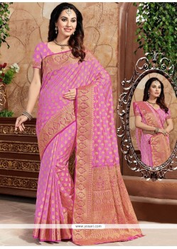 Pink Traditional Saree