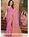 Pink Traditional Saree