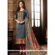 Grey Churidar Designer Suit