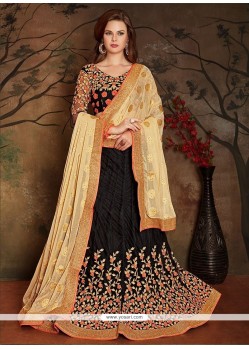 Art Silk Embroidered Work Lehenga Choli