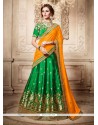 Brocade Embroidered Work Lehenga Choli