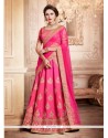 Resham Work Art Silk Lehenga Choli