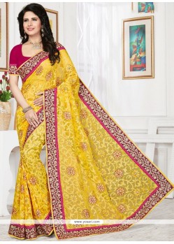 Embroidered Work Classic Designer Saree