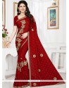 Maroon Classic Designer Saree