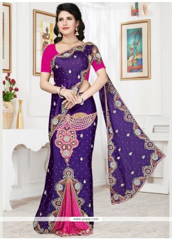 Embroidered Work Lehenga Saree