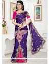 Embroidered Work Lehenga Saree