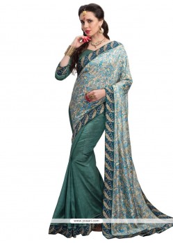 Grey Designer Saree