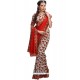 Patch Border Work Red Art Silk Classic Designer Saree