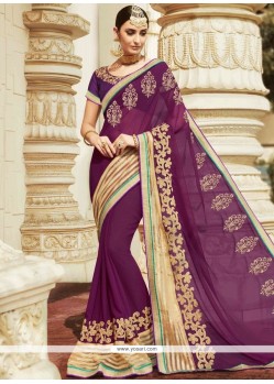 Faux Georgette Saree