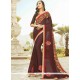 Patch Border Work Designer Saree