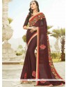 Patch Border Work Designer Saree