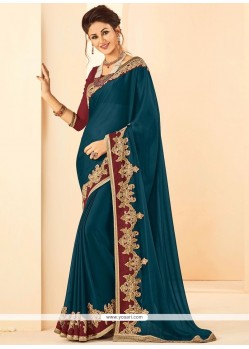 Teal Classic Designer Saree